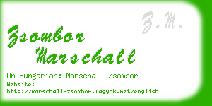 zsombor marschall business card